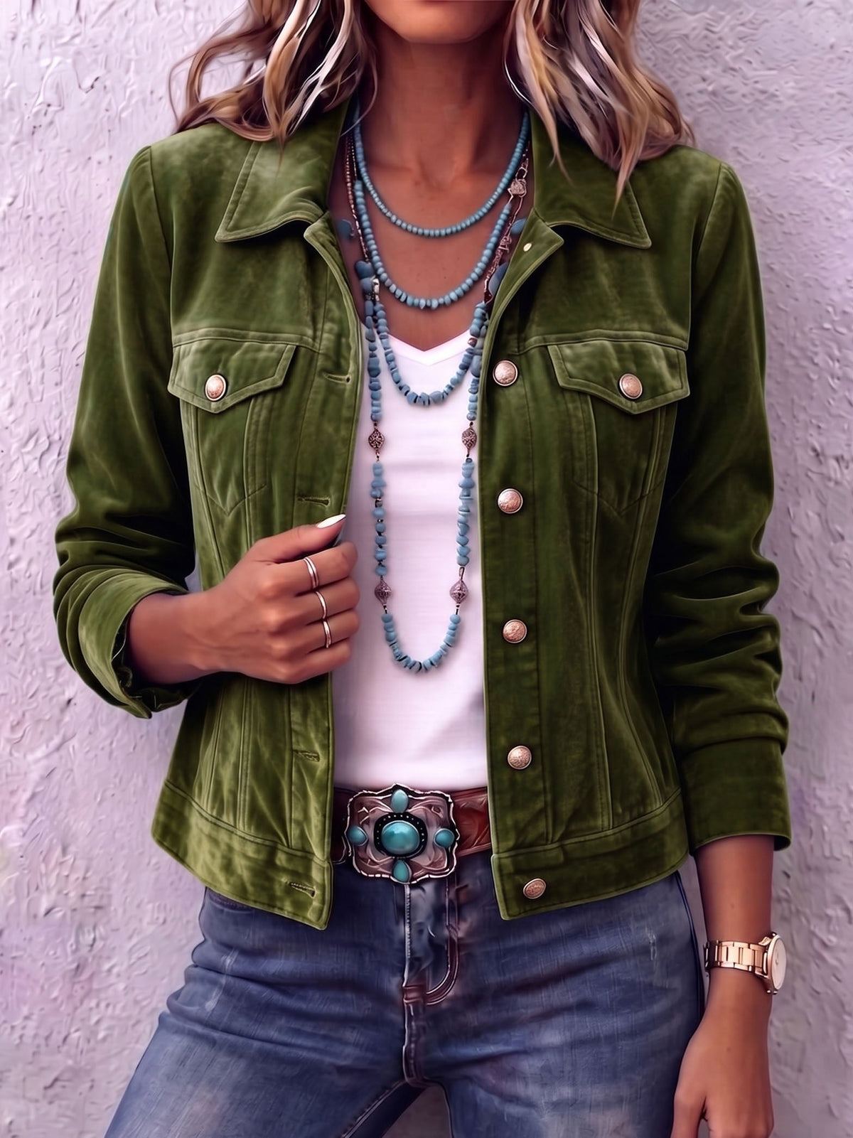 Raffaella | Vintage Bohemian Velvet Jacket