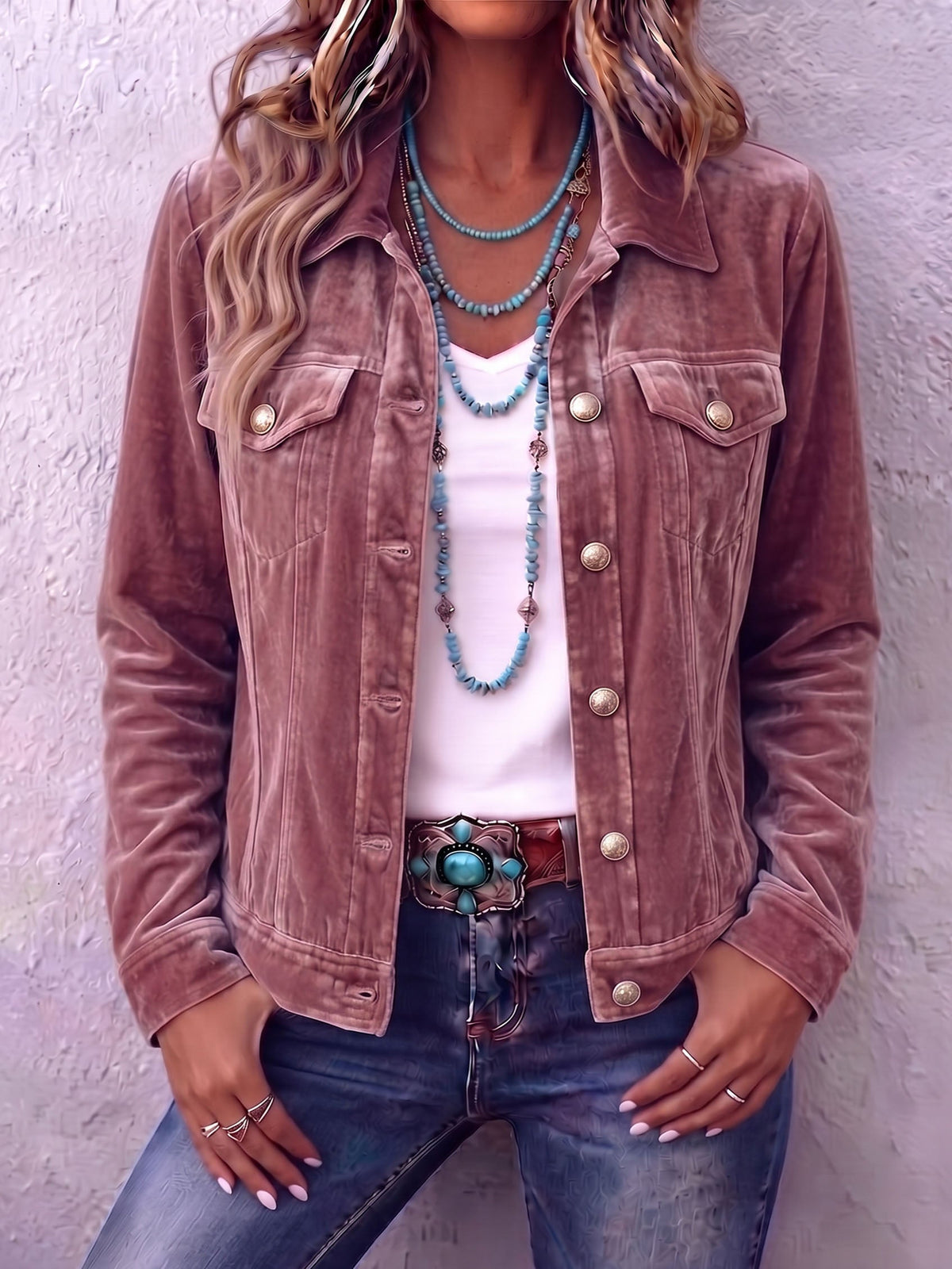 Raffaella | Vintage Bohemian Velvet Jacket