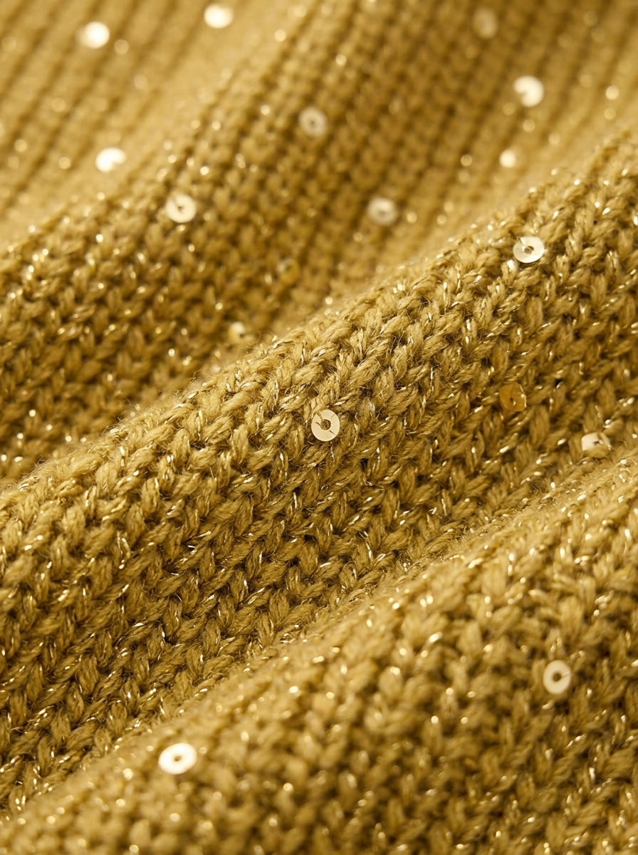 Avery™ | Oversized Collared Knit Cardigan With Large Metal Buttons