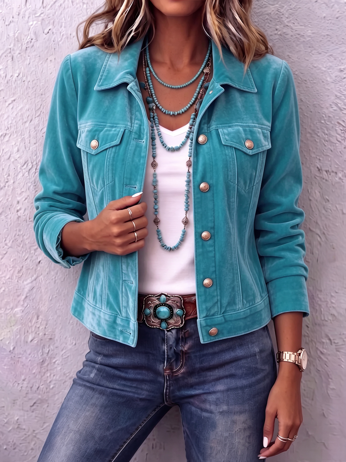 Raffaella | Vintage Bohemian Velvet Jacket