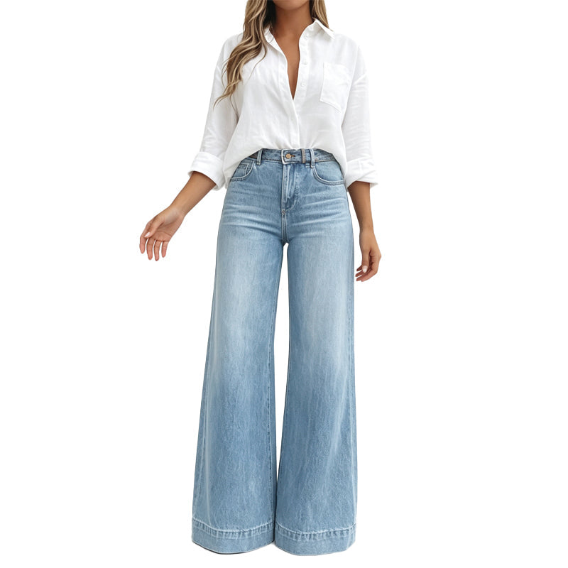 Lucia | Stylish Wide-Leg Trousers